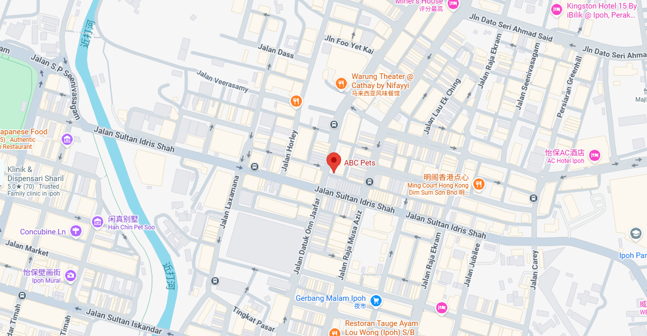 ABC Pets flagship location map